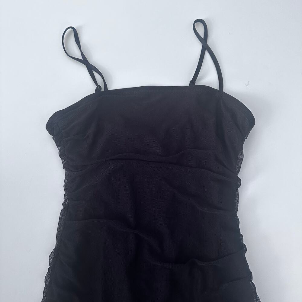 Wild Fable Ruched Bodycon Cocktail Dress - Black Women's XS - Picture 11 of 16